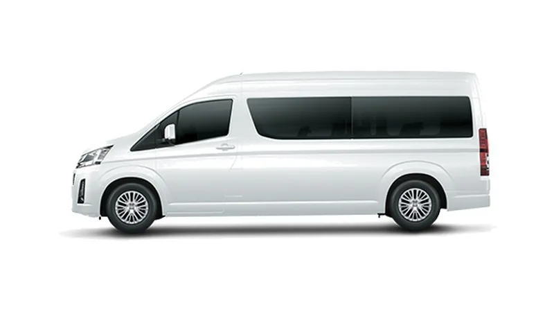 Minibus corporativo Toyota Hiace Commuter para grupos empresariales en Buenos Aires